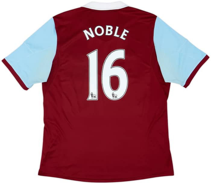 2013-14 West Ham Home Shirt Noble #16 - 6/10 - (XL)