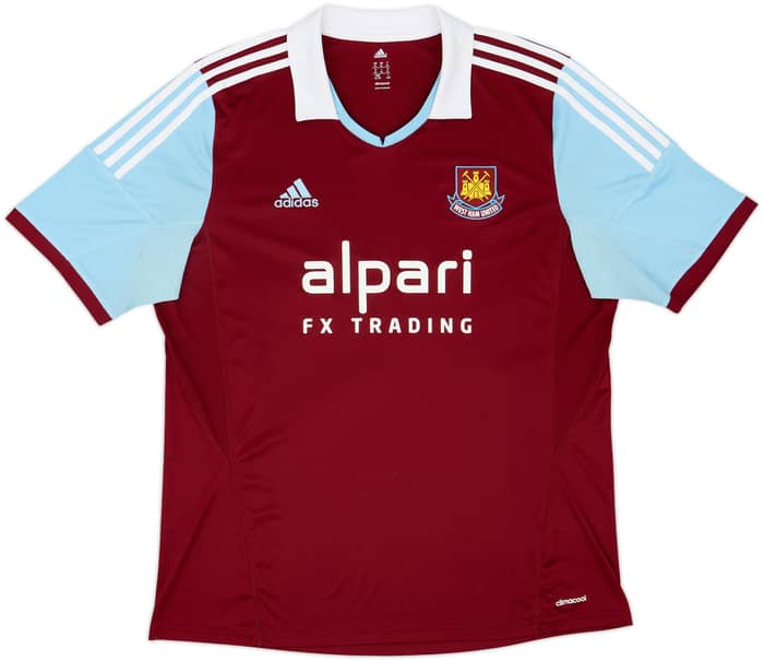 2013-14 West Ham Home Shirt Noble #16 - 6/10 - (XL)