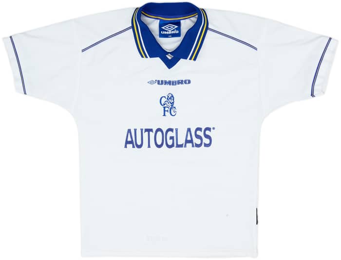 1998-00 Chelsea Away Shirt & Shorts - 8/10 - (M.Boys)