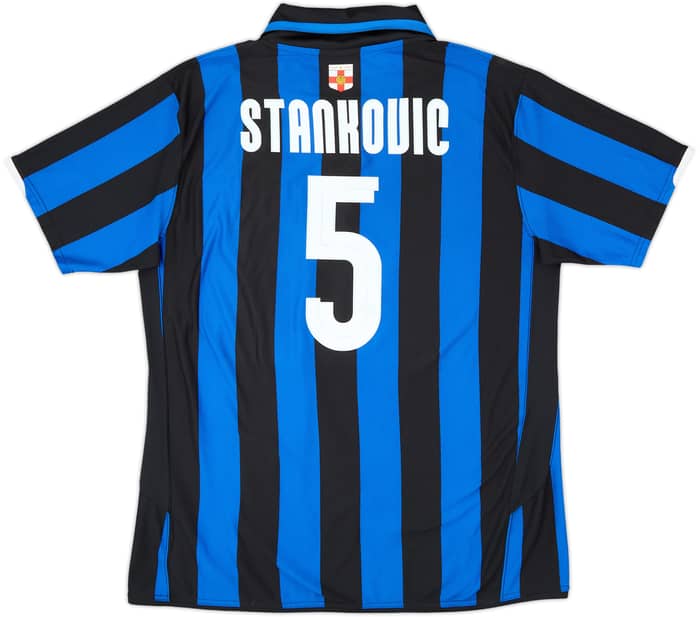 2007-08 Inter Milan Centenary Home Shirt Stankovic #5 - 10/10 - (XXL)