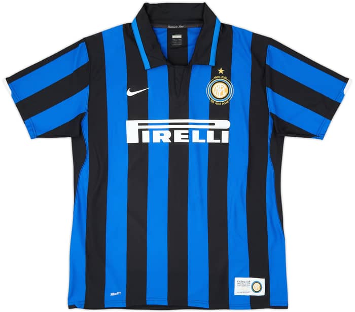 2007-08 Inter Milan Centenary Home Shirt Stankovic #5 - 10/10 - (XXL)