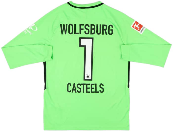 2019-20 Wolfsburg GK Shirt Casteels #1 - 7/10 - (L)