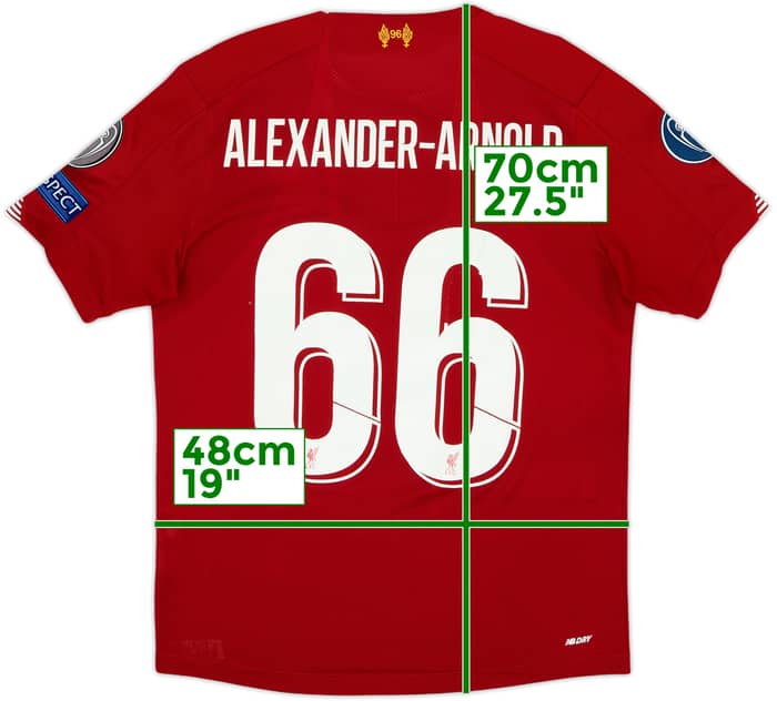 Camiseta de local del Liverpool 2019-20 Alexander-Arnold #66 - 6/10 - (S)