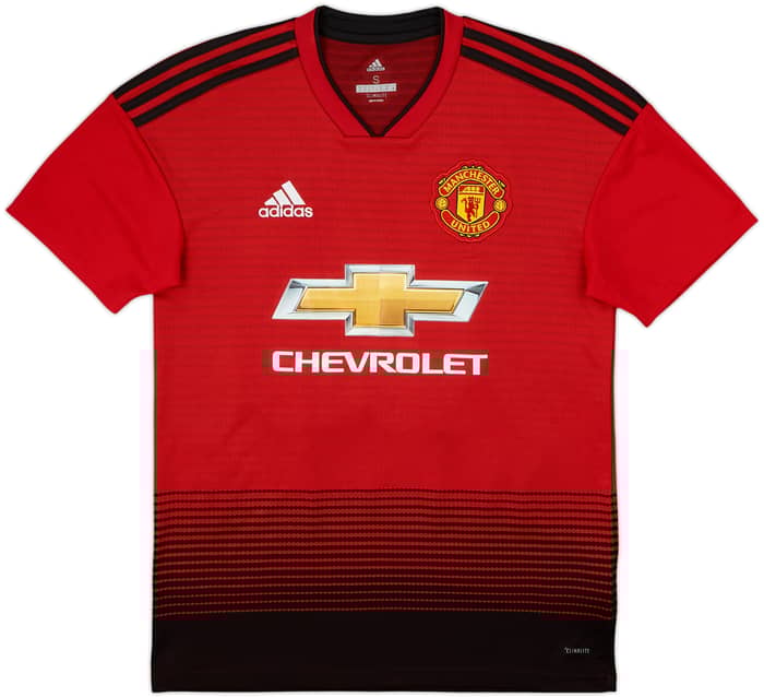 2018-19 Manchester United Home Shirt Shaw #23 - 10/10 - (S)