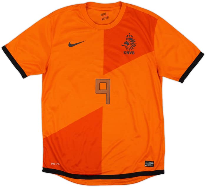 2012-13 Netherlands Home Shirt Huntelaar #9 - 7/10 - (M)