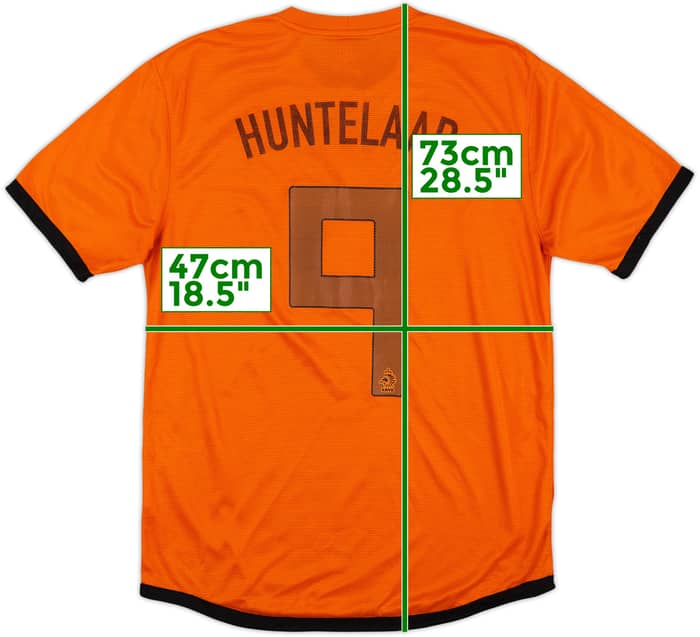 2012-13 Netherlands Home Shirt Huntelaar #9 - 7/10 - (M)