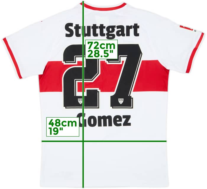 2018-19 Stuttgart Home Shirt Gomez #27 - 8/10 - (M)