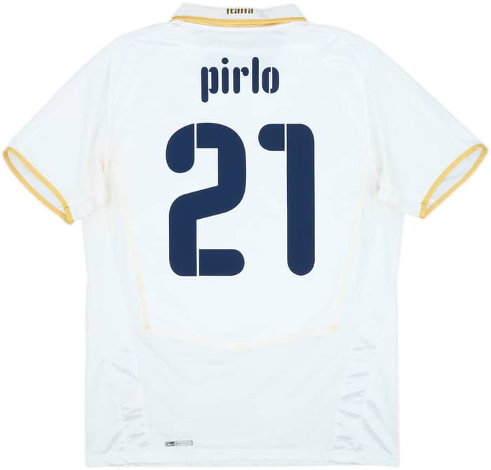 2007-08 Italy Away Shirt Pirlo #21 - 7/10 - (M)