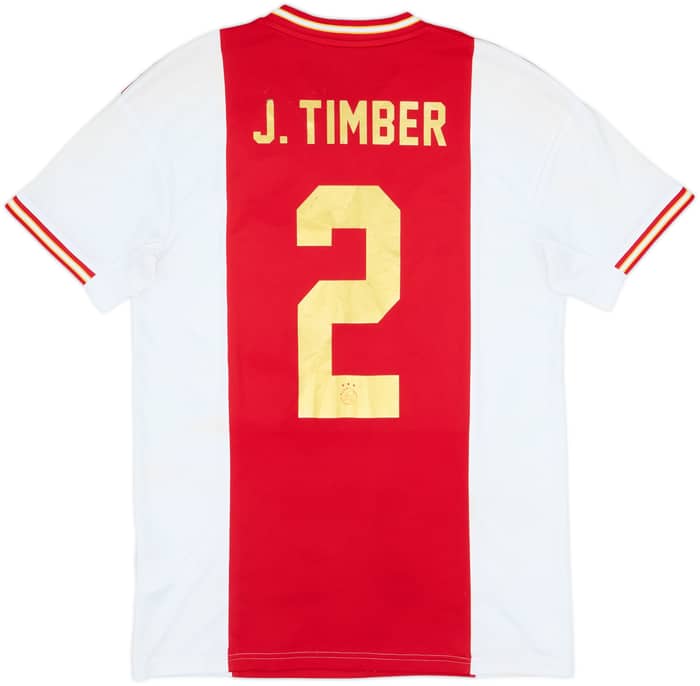2022-23 Ajax Home Shirt J. Timber #2 - 5/10 - (M)