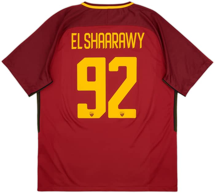 2017-18 Roma Home Shirt El Shaarawy #92 - 10/10 - (XL)
