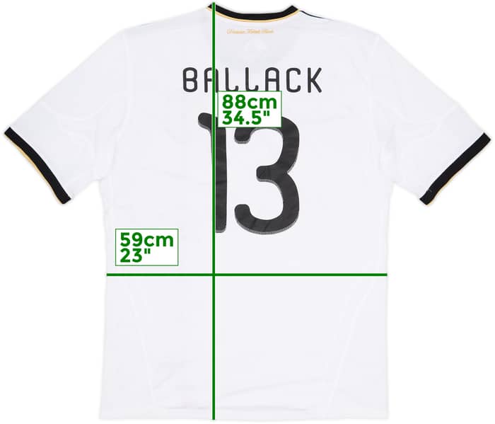 2010-11 Germany Home Shirt Ballack #13 (XXL)