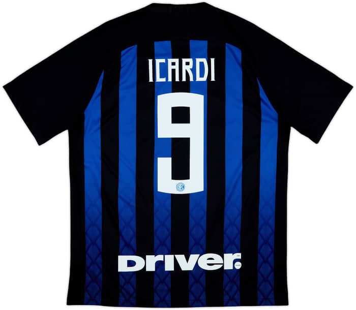 2018-19 Inter Milan Home Shirt Icardi #9 - 8/10 - (L)