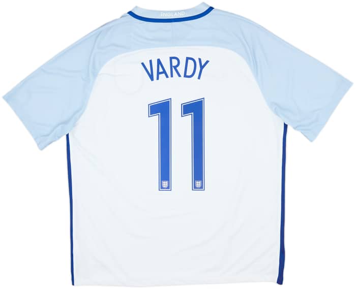 Camiseta de local de Inglaterra 2016-17 Vardy #11 - 6/10 - (XL)