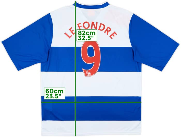 2012-13 Reading Home Shirt Le Fondre #9 - 8/10 - (XXL)