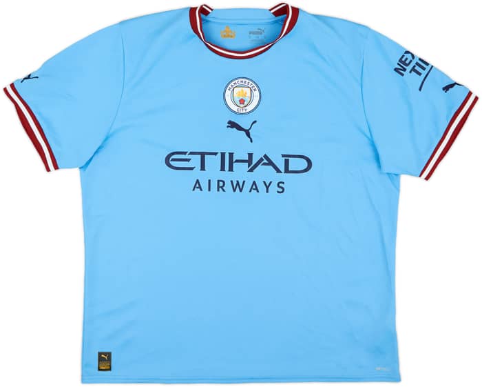 2022-23 Manchester City Home Shirt Haaland #9 - 10/10 - (XL)