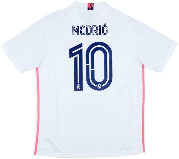 2020-21 Real Madrid Home Shirt Modric #10 - 8/10 - (XL)