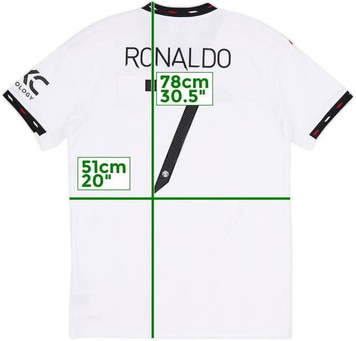 2022-23 Manchester Unido Camiseta Visitante Ronaldo #7 (M)