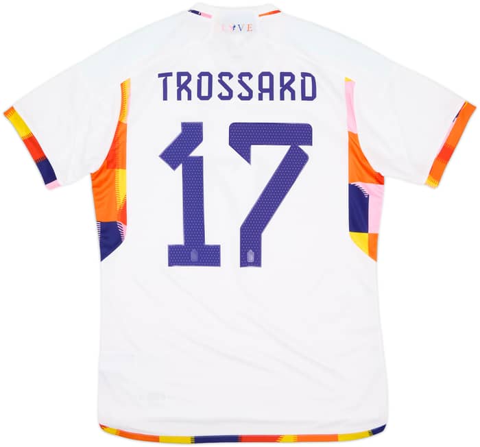 2022-23 Belgium Away Shirt Trossard #17 (M)