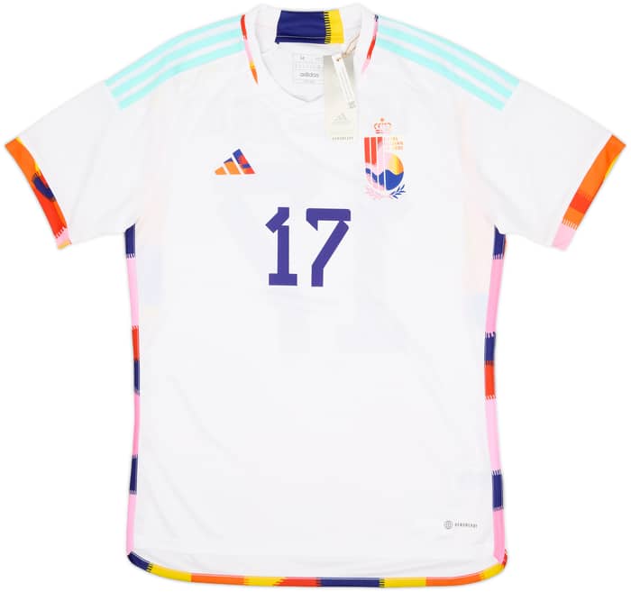 2022-23 Belgium Away Shirt Trossard #17 (M)