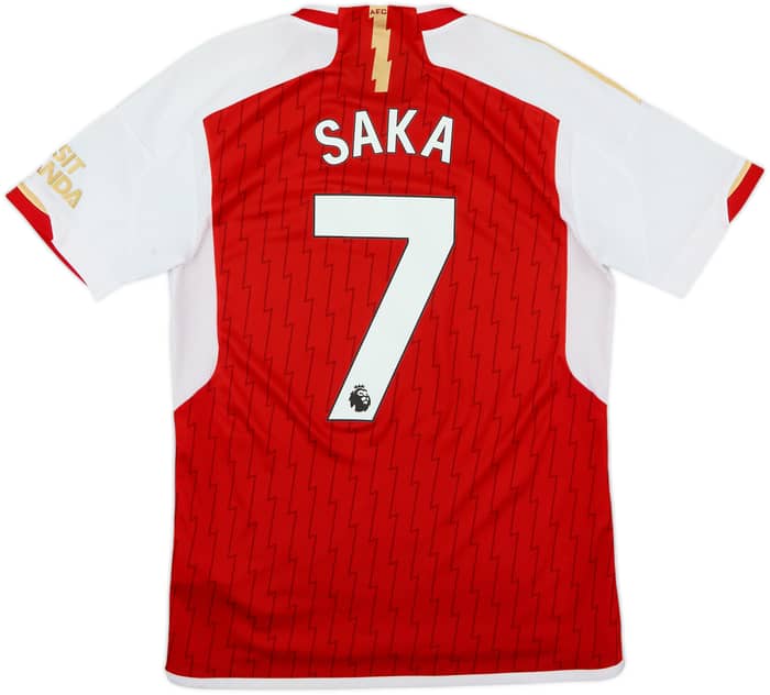 2023-24 Arsenal Home Shirt Saka #7 - 9/10 - (M)