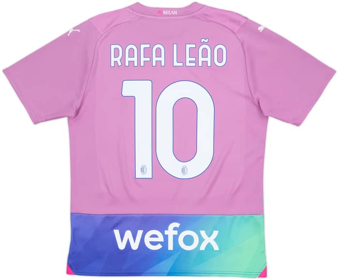 2023-24 AC Milan Third Shirt Rafa Leao #10 - 8/10 - (M)