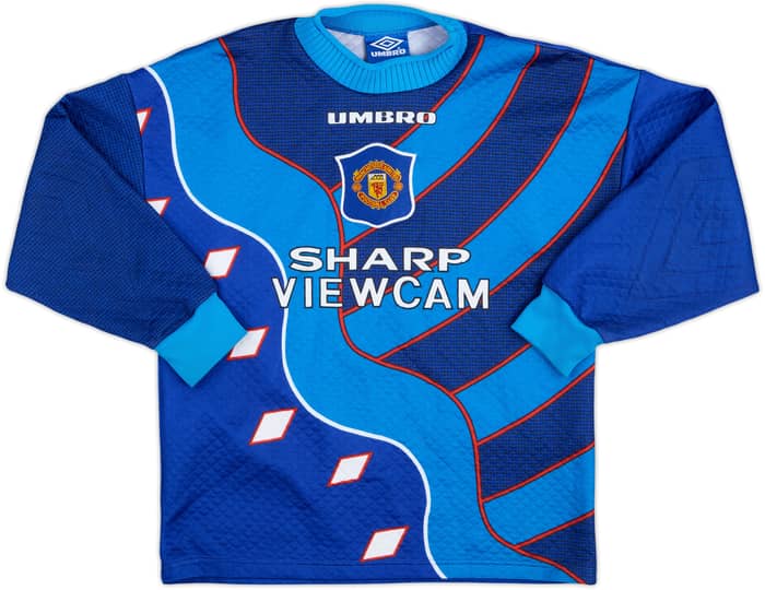 1994-97 Manchester United GK Shirt Schmeichel #1 - 8/10 - (Y)