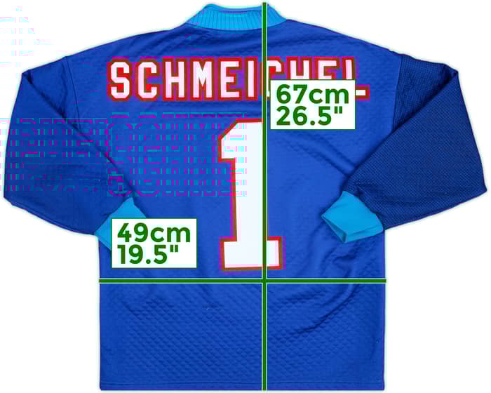 1994-97 Manchester United GK Shirt Schmeichel #1 - 8/10 - (Y)