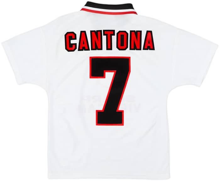1996-97 Manchester United Away Shirt Cantona #7 - 7/10 - (Y)