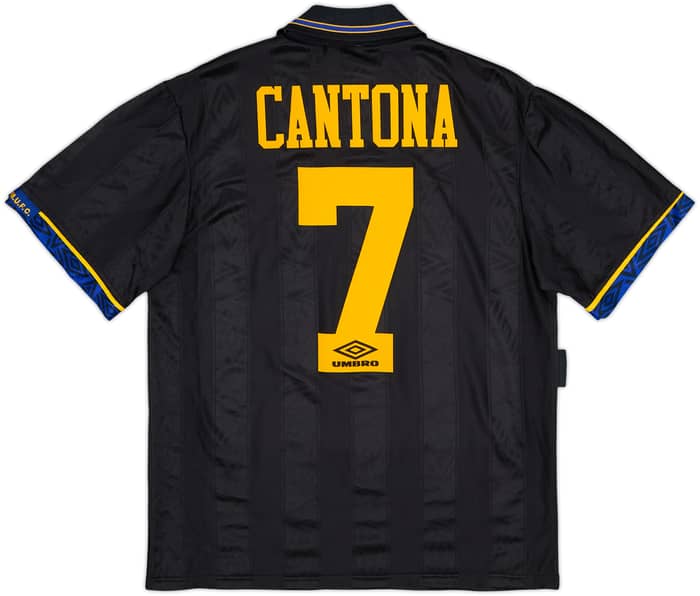 1993-95 Manchester United Away Shirt Cantona #7 - 9/10 - (M)