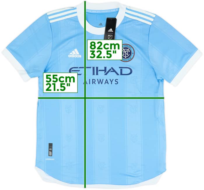 2021-22 New York City Authentic Home Shirt (L)
