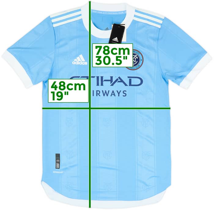 2021-22 New York City Authentic Home Shirt (S)