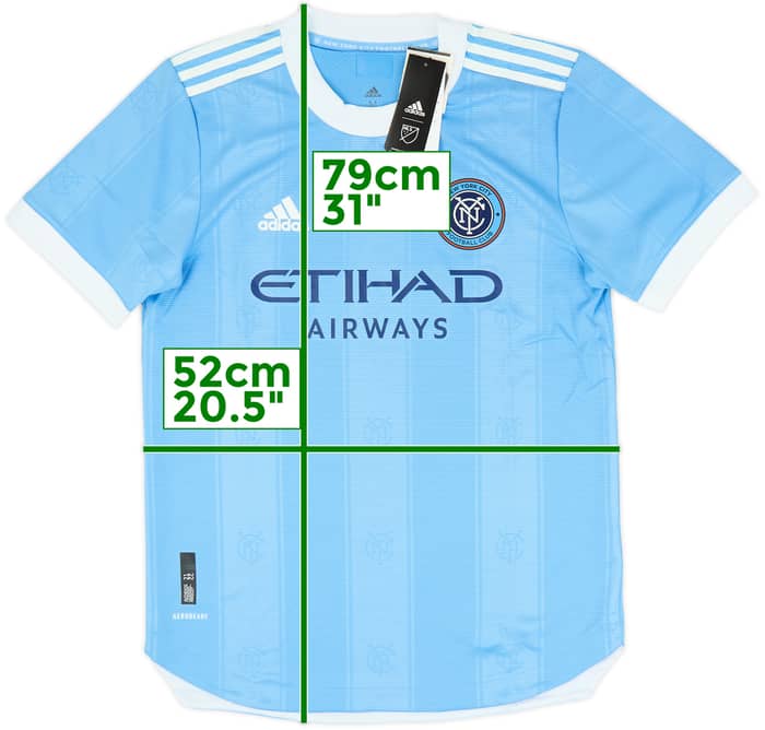 2021-22 New York City Authentic Home Shirt (M)