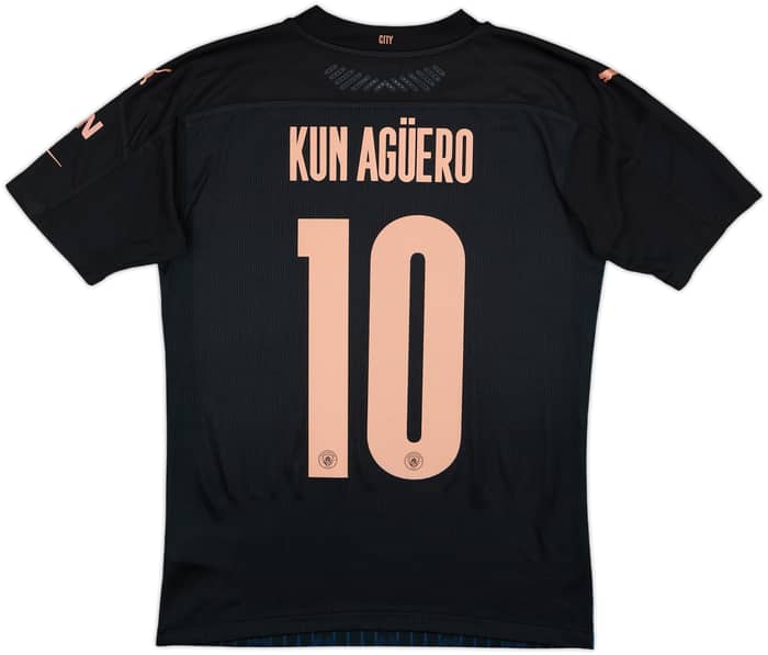 2020-21 Manchester City Authentic Away Shirt Kun Aguero #10 - 10/10 - (S)