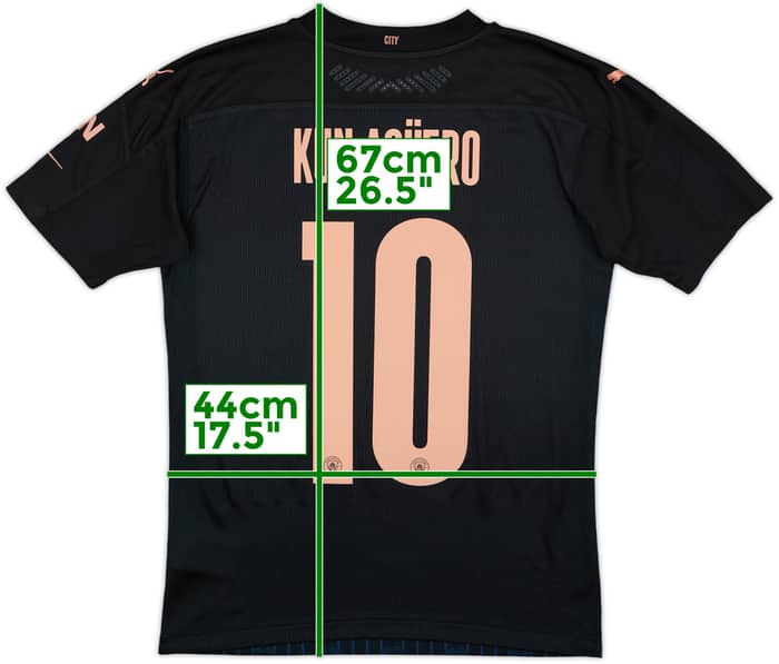 2020-21 Manchester City Authentic Away Shirt Kun Aguero #10 - 10/10 - (S)