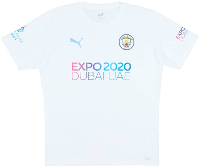 2020-21 Manchester City Puma Training Shirt - 8/10 - (M)