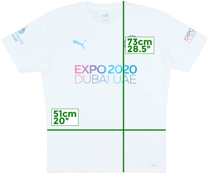 2020-21 Manchester City Puma Training Shirt - 8/10 - (M)