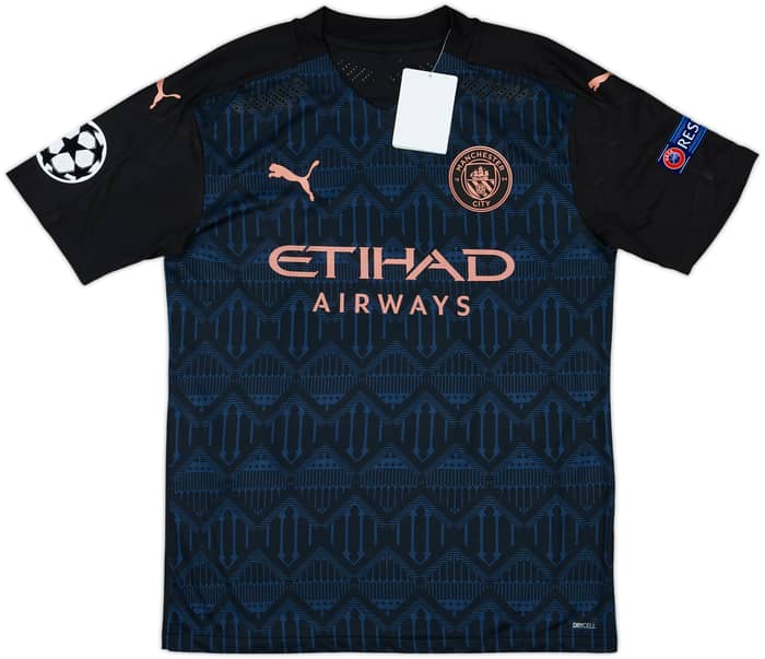 2020-21 Manchester City Away Shirt Kun Aguero #10 (M)