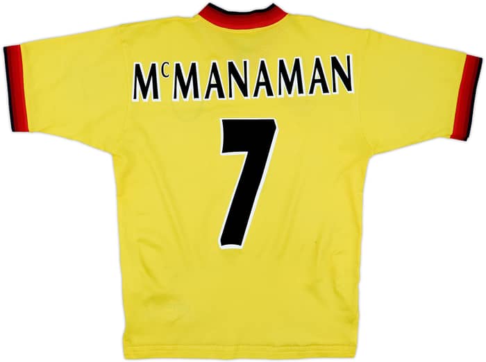 1997-99 Liverpool Away Shirt McManaman #7 - 8/10 - (S)