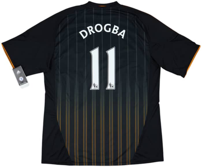 2010-11 Chelsea Away Shirt Drogba #11 (XXL)
