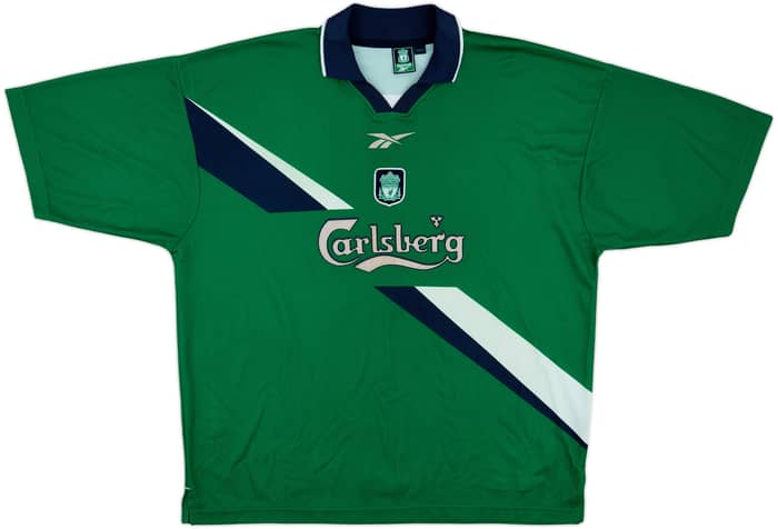 1999-00 Liverpool Away Shirt Gerrard #28 - 6/10 - (XXL)