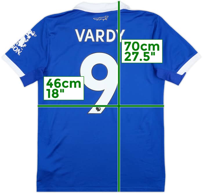 2022-23 Leicester Home Shirt Vardy #9 - 7/10 - (S)