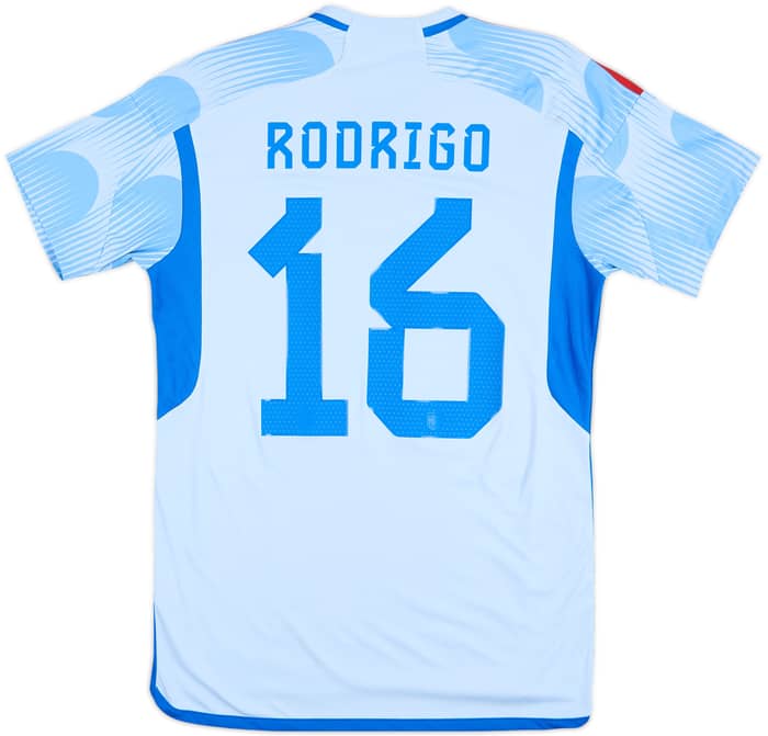 2022-23 Spain Away Shirt Rodrigo #16 - 8/10 - (M)