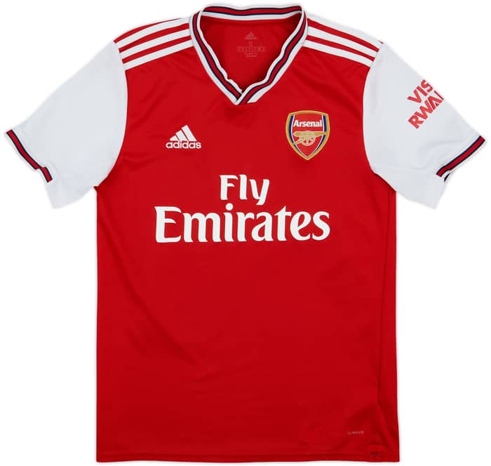 2019-20 Arsenal Home Shirt Saka #77 - 7/10 - (S)