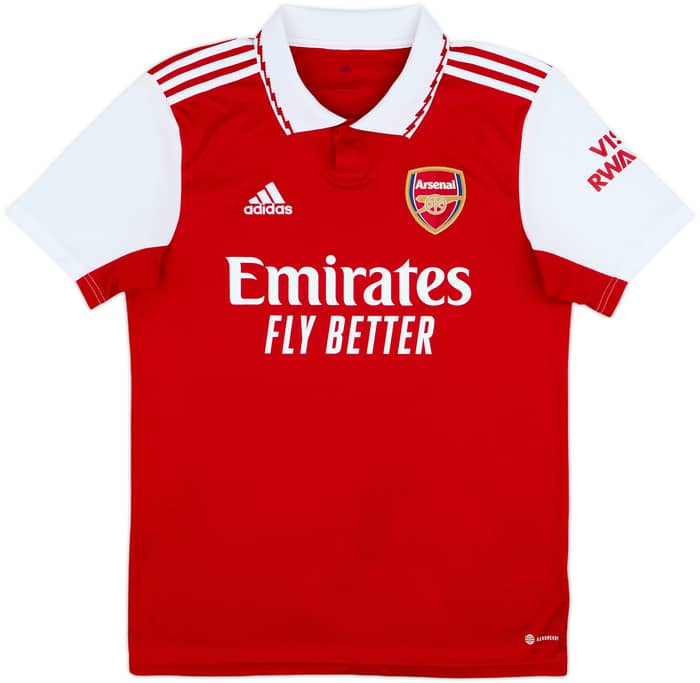 2022-23 Arsenal Home Shirt Saka #7 - 10/10 - (M)