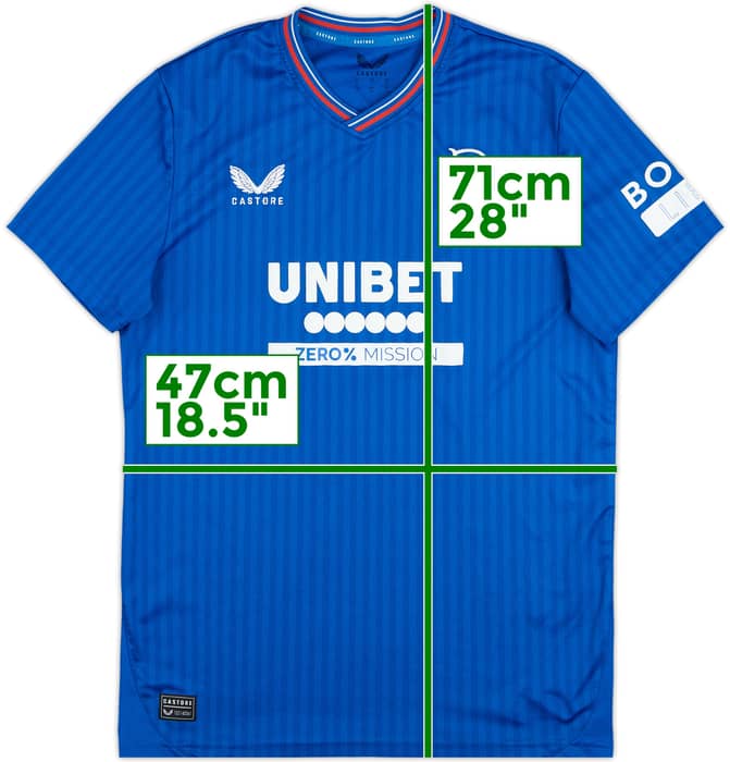 2023-24 Rangers Home Shirt - 9/10 - (S)