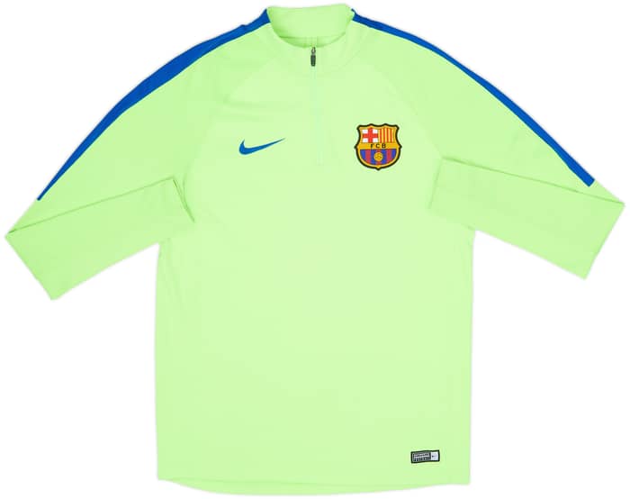 2017-18 Barcelona Nike 1/4 Zip Drill Top - 7/10 - (M)