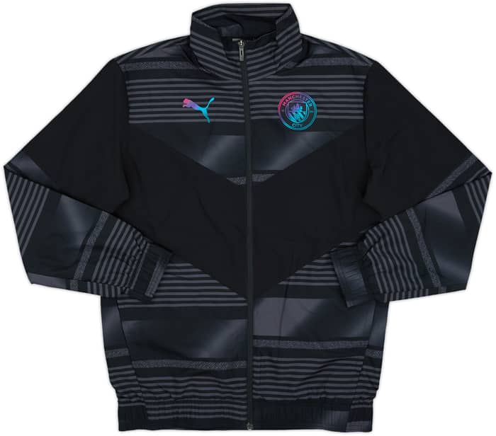 2021-22 Manchester City Puma Track Jacket - 8/10 - (S)
