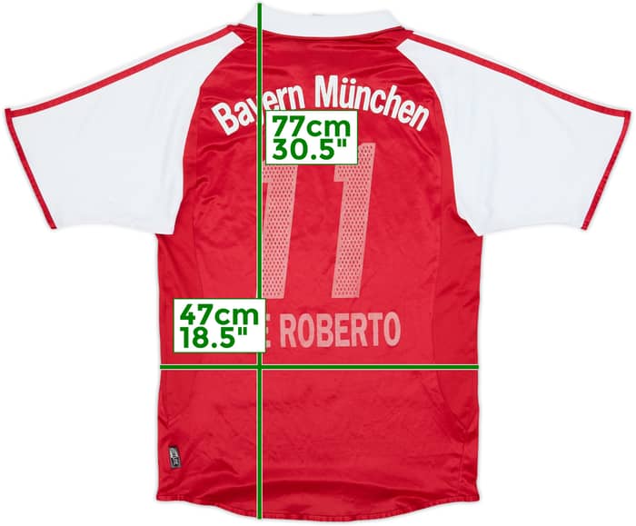 2003-04 Bayern Munich Home Shirt Ze Roberto #11 - 4/10 - (S)