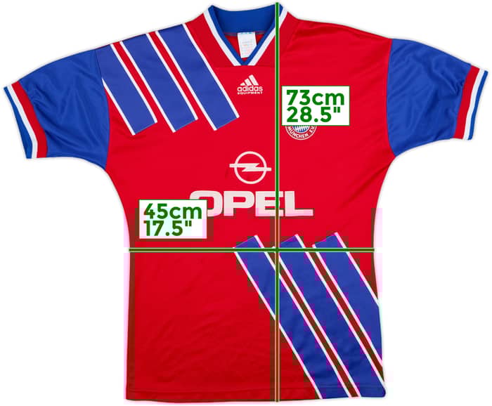 1993-95 Bayern Munich Home Shirt #9 - 8/10 - (S)