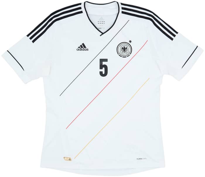 2012-13 Germany Home Shirt Hummels #5 - 4/10 - (L)